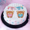He or She Baby Shower Poster Cake (1 Kg) Online