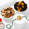 Healthy Treats And Ganesha Rakhi Combo Online