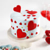 Heart Filled Valentine's Cake (600gm) Online