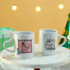 Buy Heart Handle Personalized Birthday Mug Set