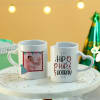 Shop Heart Handle Personalized Birthday Mug Set