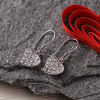 Heart Shape CZ Stone Embellished  Fish Hook Earrings Online