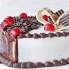 Shop Heart-shaped Black Forest Vanilla Cake (Half Kg)
