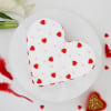 Gift Heart-Shaped Chocolate Cake with Cream Frosting (1 Kg)