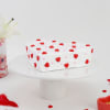 Buy Heart-Shaped Chocolate Cake with Cream Frosting (Half Kg)