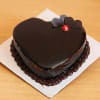 HEART SHAPED CHOCOLATE GLAZED CAKE 1 KG Online