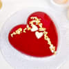 Gift Heart-Shaped Chocolate Mousse Cake (1 Kg)