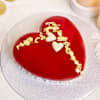 Heart-Shaped Chocolate Mousse Cake (1 Kg) Online