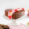 Shop Heart Shaped Chocolate Rosette Cake (500gm)