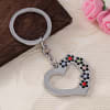 Heart Shaped Embellished Key Chain Online