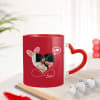 Gift Heart-Shaped Handle Disney Personalized Mug