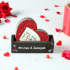 Buy Heart Shaped Love Coasters with Personalized Holder