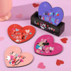 Heart Shaped Personalized Disney Coasters Online
