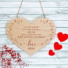 Heart Shaped Personalized Wall Hanging for Mom Online