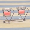 Heart Shaped Pink Candle Holder Online