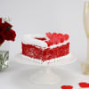 Buy Heart Shaped Red Velvet Cake (1 Kg)