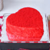 Heart Shaped Red Velvet Cake (2 Kg) Online