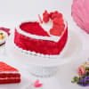 Heart Shaped Red Velvet Cake Online