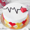 Heartbeat Cake (1Kg) Online