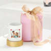 Gift Heartfelt Love Mug And Blooms Arrangement - Personalized