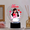 Gift Heartfelt Mother's Day Black Base LED Lamp
