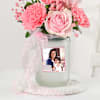 Gift Heartfelt Personalized Floral Jar Arrangement For Mom