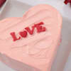 Shop Heartfelt Pink Love Cream Cake (1kg)