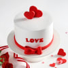 Gift Hearts and Love Valentine Cake(1kg)
