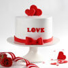 Hearts and Love Valentine Cake(1kg) Online