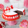 Shop Hearts Galore Valentine Strawberry Fresh Cream Cake (1 kg)