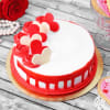 Hearts Galore Valentine Strawberry Fresh Cream Cake (Half kg) Online