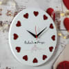 Gift Hearts Personalized Wooden Clock