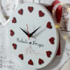 Buy Hearts Personalized Wooden Clock