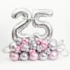 Heartwarming Surprise - Balloon Arrangement - Pink And Silver Online