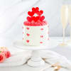 Hearty Paradise Semi-Fondant Cake (600 Gm) Online