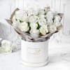 Heavenly 25 White Roses Hand Tied Online