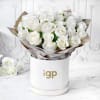 Heavenly 35 White Roses Hand Tied Online