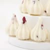 Gift Heavenly Rose And White Chocolate Modaks - 11 Pcs