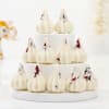 Heavenly Rose And White Chocolate Modaks - 11 Pcs Online