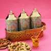 Buy Herbal Gulaal And Dry Fruits Holi Gift Basket - Customized With Logo