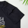 Buy High Rated Nakhara Personalized T-Shirt for Women - Black