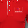 Buy Highline Polo T-shirt for Men (Red with White)