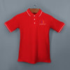 Shop Highline Polo T-shirt for Men (Red with White)