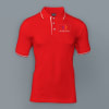 Highline Polo T-shirt for Men (Red with White) Online