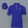 Highline Polo T-shirt for Men (Royal Blue with White) Online