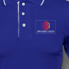 Gift Highline Polo T-shirt for Men (Royal Blue with White)
