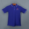 Shop Highline Polo T-shirt for Men (Royal Blue with White)