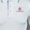 Gift Highline Polo T-shirt for Men (White with Royal Blue)