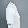 Buy Highline Polo T-shirt for Men (White with Royal Blue)