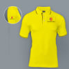 Highline Polo T-shirt for Men (Yellow with Black) Online